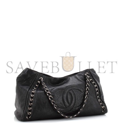 CHANEL MODERN CHAIN TOTE CALFSKIN EAST WEST (44*25*18cm)